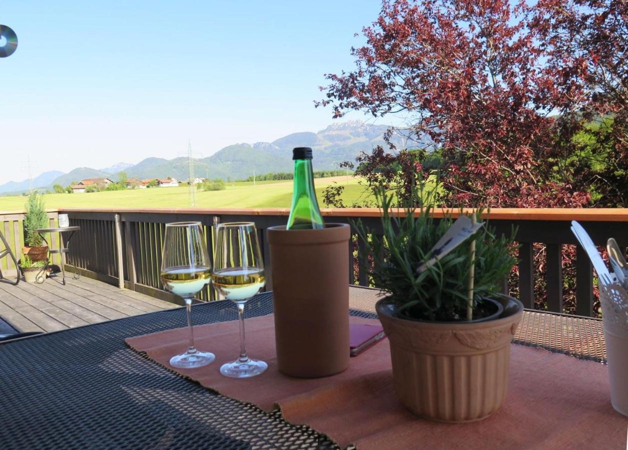 Ferienwohnung Riesenblick Frasdorf Buitenkant foto